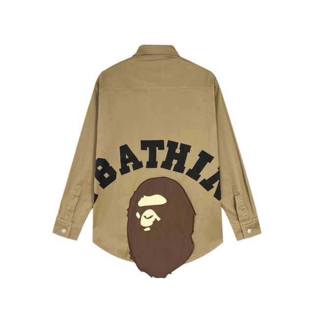 Bape Big Head Logo Cargo Shirt 2 Colors