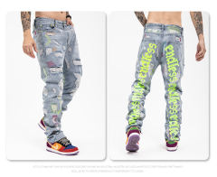 Vlone x Endless Denim Embroidery Jeans