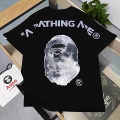 Bape 'Moon' T-Shirt 2 Colors Black White