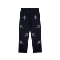 CH Crystal all over crosses pants