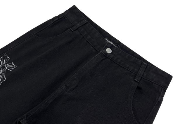 CH Crystal all over crosses pants