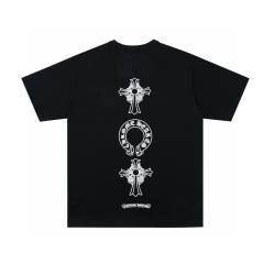 Chr0me Hearts Cross & C HorseShoe T-Shirt (Black/White)