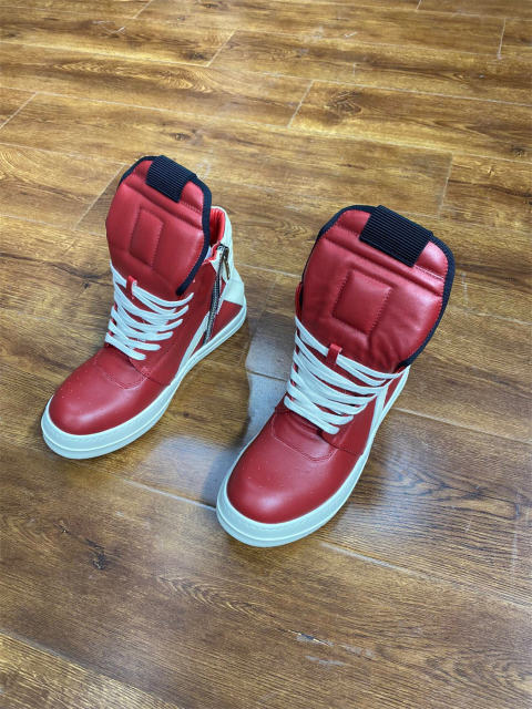 [Best Quality] R*ck Οwens Hi-Street Leather Shoes High Top