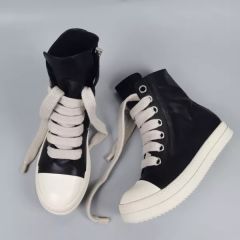 R*ck Οwens High Leather Boots High Top