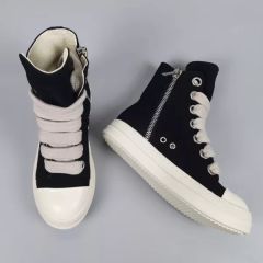 [Best Quality] R*ck Οwens Hi-Street Boots Black Shoes High Top
