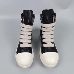 R*ck Οwens High Leather Boots High Top