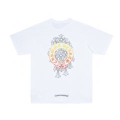 Chr0me Hearts Gradient C Horseshoe T-Shirt (Black White)