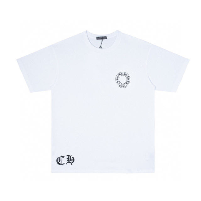 Chr0me Hearts Gradient C Horseshoe T-Shirt (Black White)