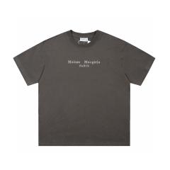 Masion Margiela Embroidery Dark Gray T-Shirt
