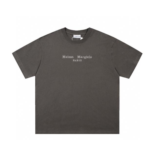 Masion Margiela Embroidery Dark Gray T-Shirt
