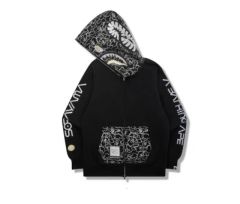 BAPE® × HAJIME SORAYAMA HOODIE BLACK/WHITE