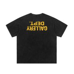 Gallery Dept Distressed Upside Down T-Shirt Black