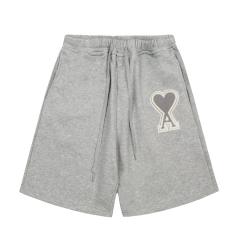 Ami 22ss Black Hearts Shorts