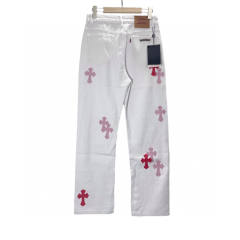 Chr0me Hearts CH Pink Cross Logo Pants