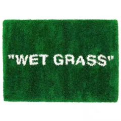 OW x IKEA 'WET GRASS' Green Rug Carpet