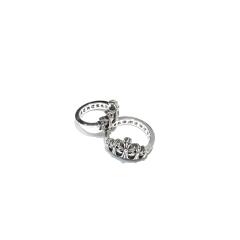 CH Overlapping Crosses Ring 925 Silver