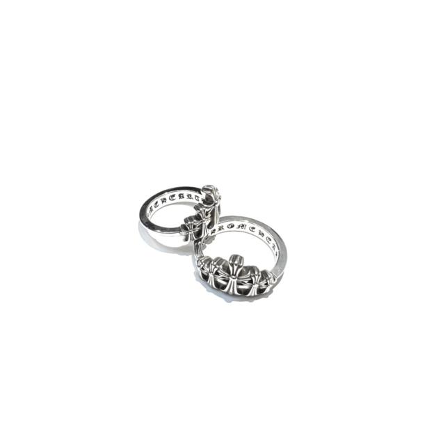 CH Overlapping Crosses Ring 925 Silver