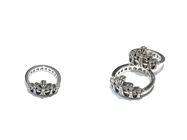 CH Overlapping Crosses Ring 925 Silver
