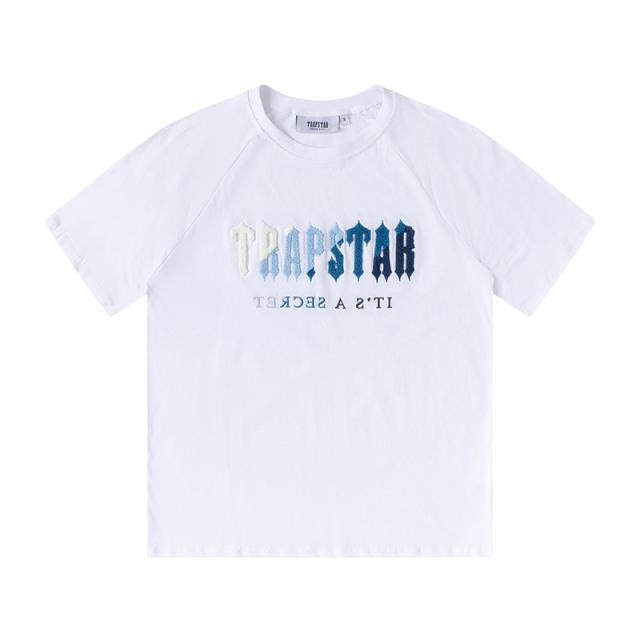 Trapstar White And Blue Gradient Letters Tee 3 Colors 4379