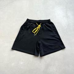 Rhude Classic Embroidery Logo Shorts Black