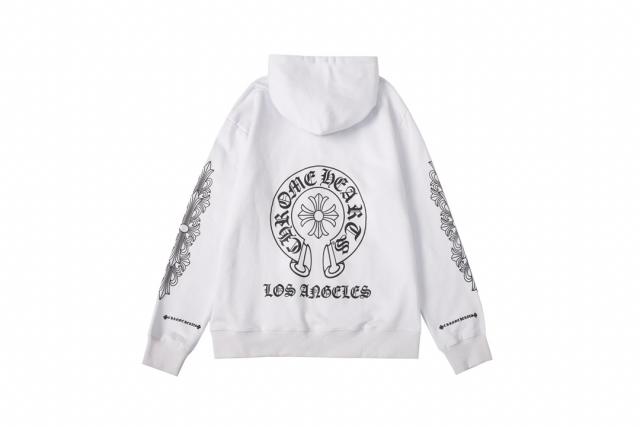 Chr0me Hearts Los Angels Hoodie (Black/White)