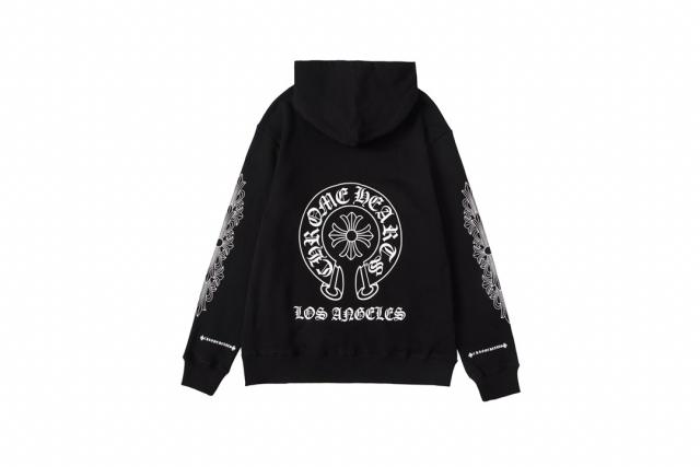 Chr0me Hearts Los Angels Hoodie (Black/White)