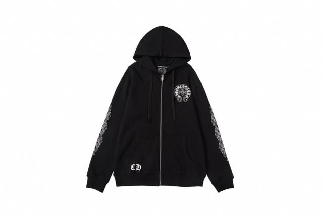 Chr0me Hearts Los Angels Hoodie (Black/White)