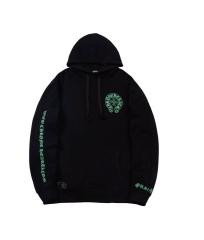 Chr0me Hearts Green C Horseshoe Logo Hoodie (Glow in Dark)
