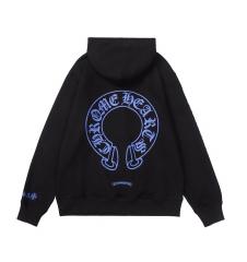 CH Blue C Horseshoe Logo Hoodie Black