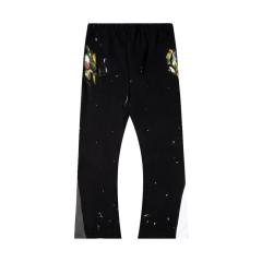 Gallery Dept splash ink bell-bottoms sweat pants