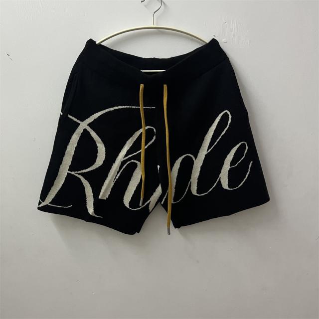 Rhude knitted shorts black