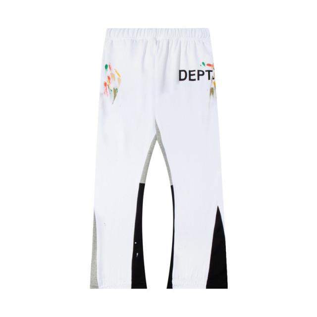 Gallery Dept splash ink bell-bottoms sweat pants