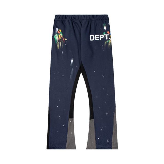 Gallery Dept splash ink bell-bottoms sweat pants