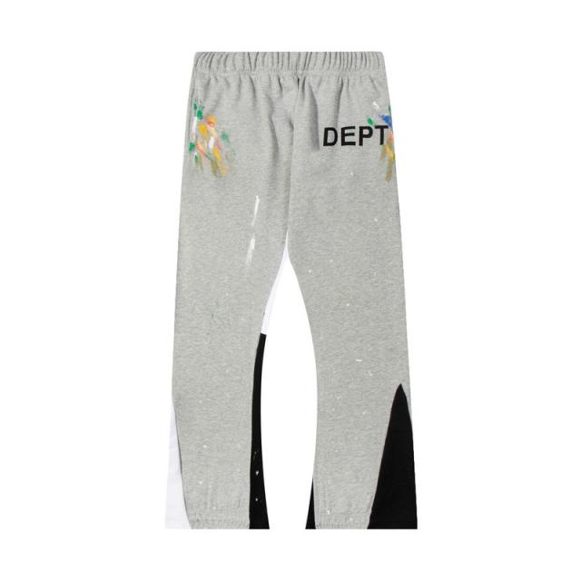 Gallery Dept splash ink bell-bottoms sweat pants