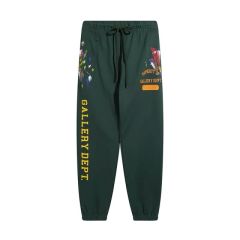 Gallery Dept dark green hoodie/pants