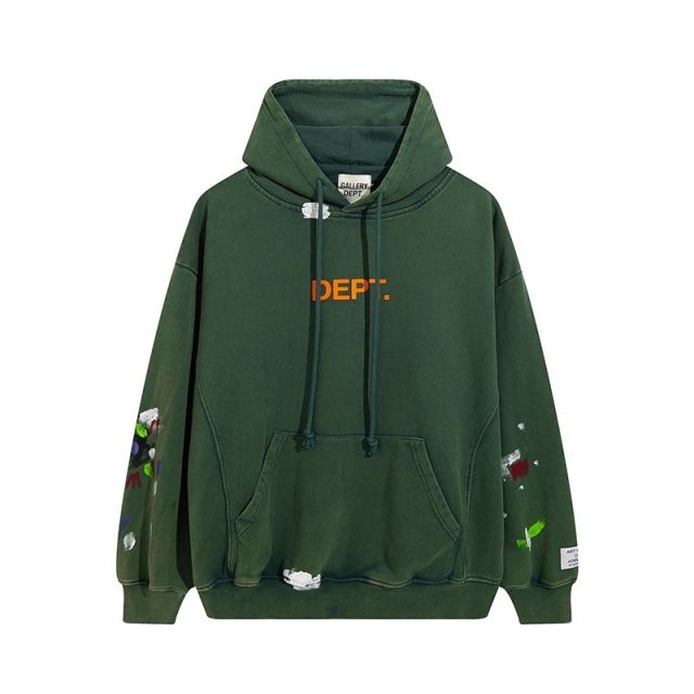Gallery Dept dark green hoodie/pants