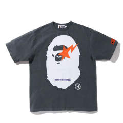 Bape Sta Big Logo T-Shirt 3 Colors Purple Gray White