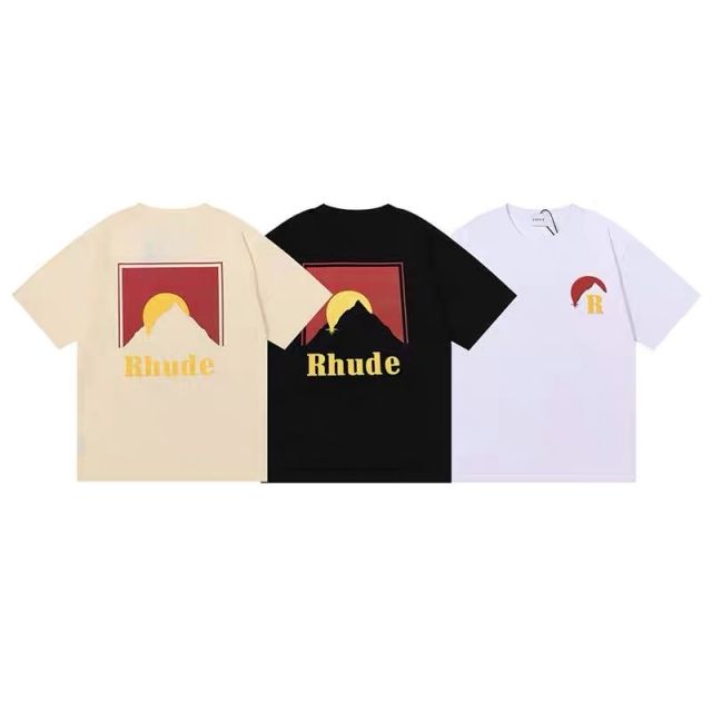 Rhude sunset print tee 3 colors