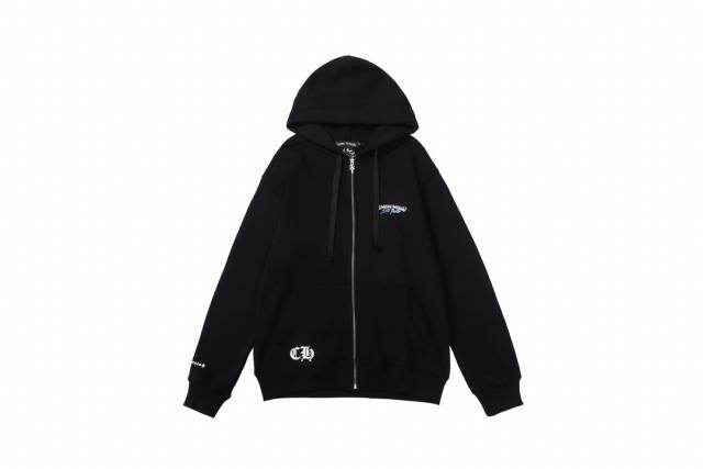 Chr0me Hearts 'ST Barth' zipper hoodie black
