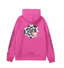 Chr0me Hearts Checkered Cobweb Hoodie Purple