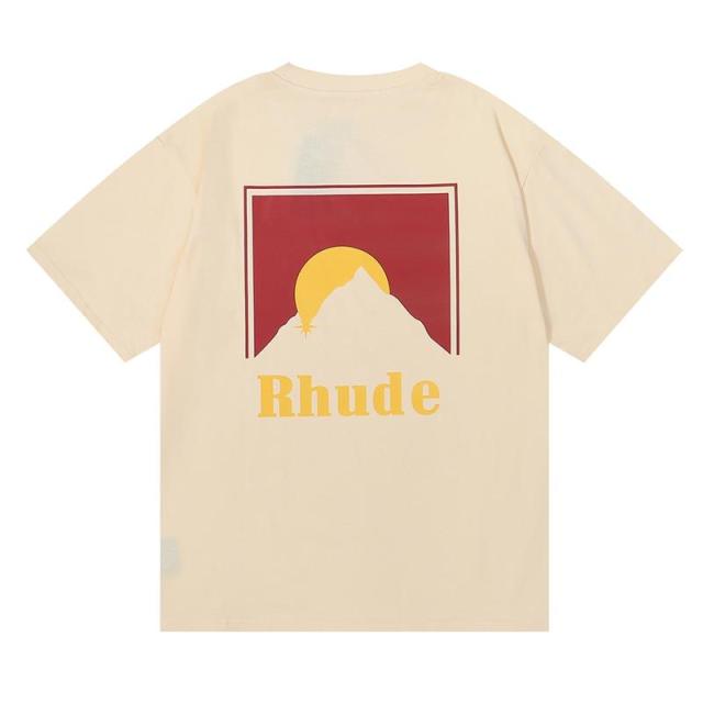 Rhude sunset print tee 3 colors