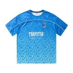 Trapstar football jersey blue