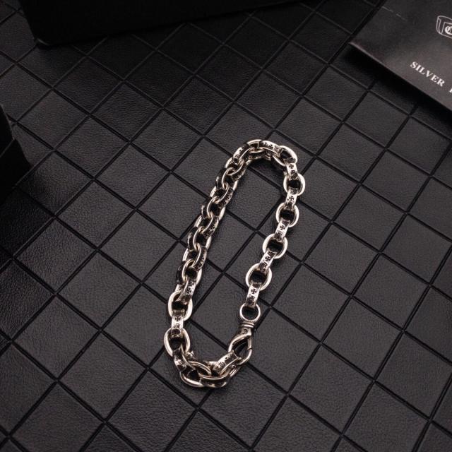 CH Interlock Chain Bracelets 925 Silver