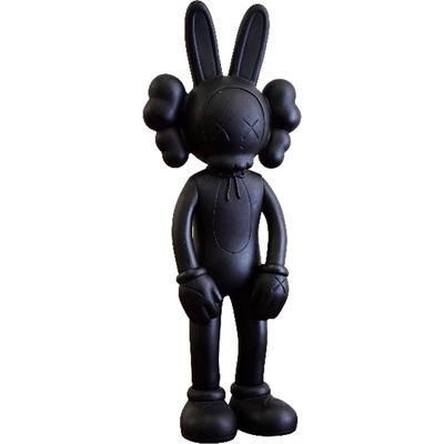 OriginalFake Mand Kaws Rabbit Figure Pink & Black