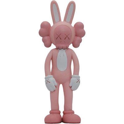 OriginalFake Mand Kaws Rabbit Figure Pink & Black