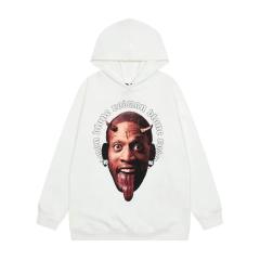 Vlone x Rodman tongue sticking out hoodie