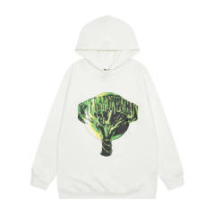 Vlone Green Hand Tee Hoodie White Black