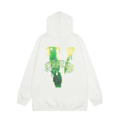 Vlone Green Hand Tee Hoodie White Black