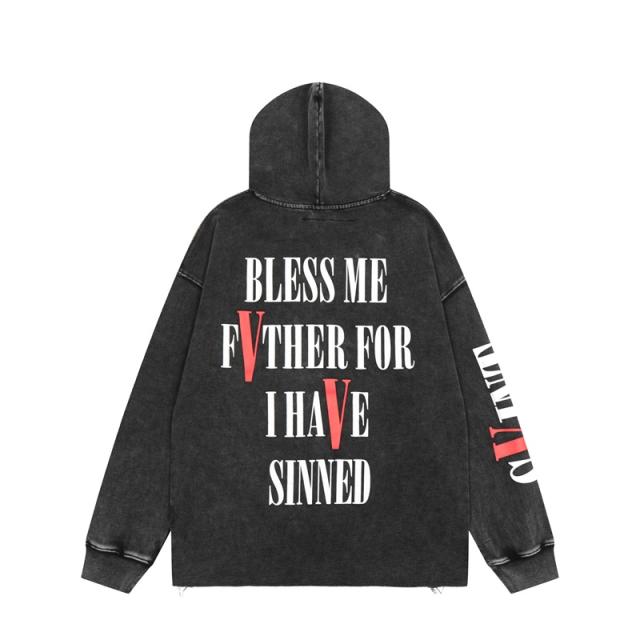 Vlone Saint Michael Collar Hoodie