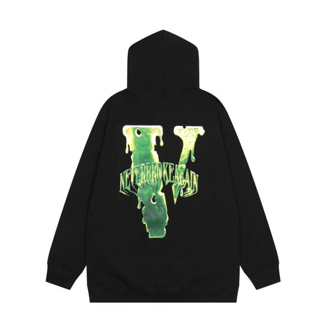 Vlone Green Hand Tee Hoodie White Black